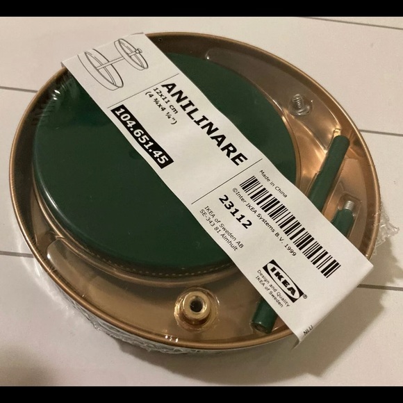 Ikea ANILINARE Desk organizer, green gold,… - Picture 5 of 10